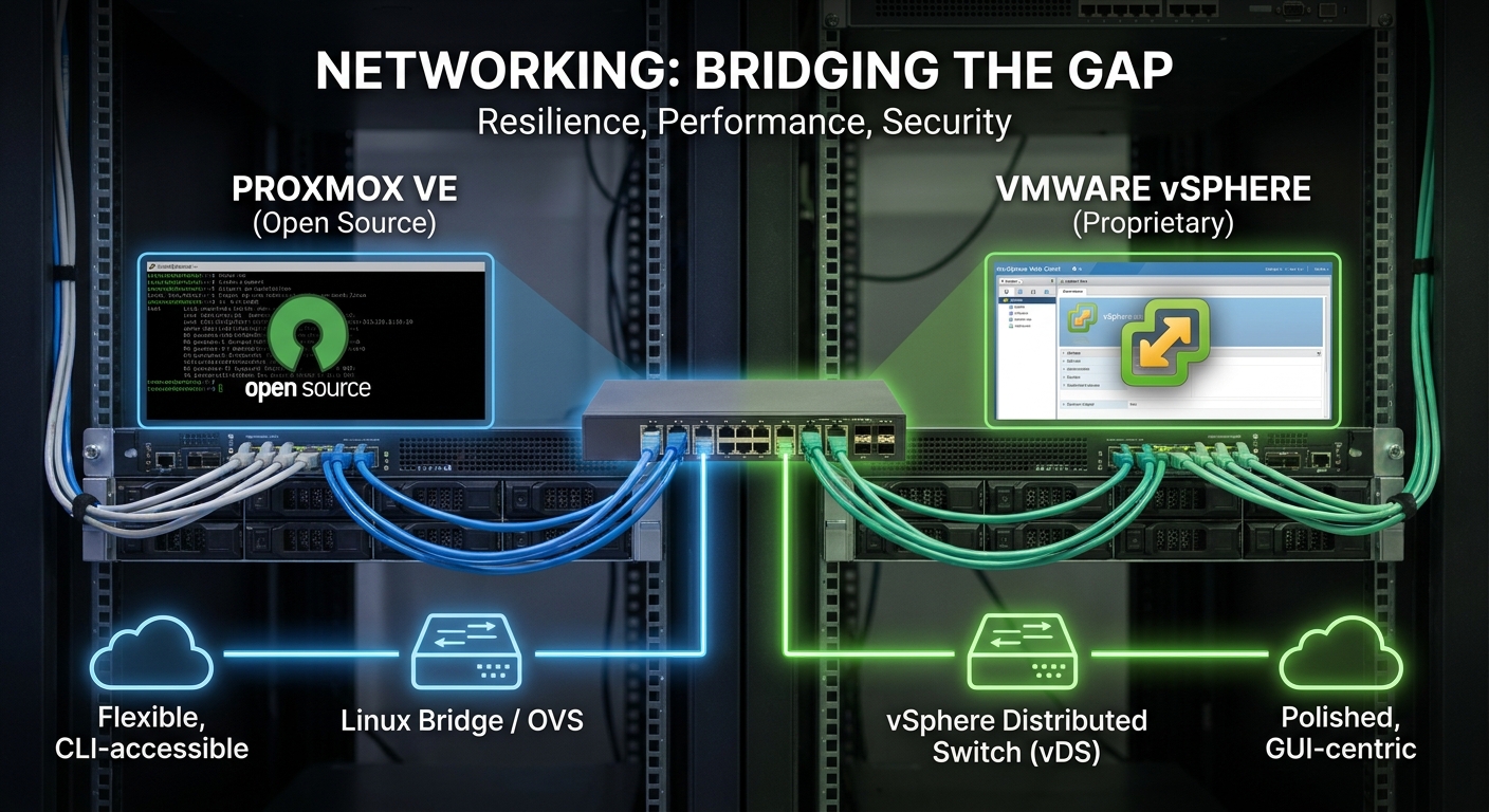 Networking in Proxmox vs. VMware: Bridging the Gap